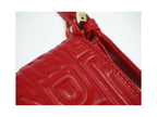 Sac À Main Fendi Mamma Baguette Cuir - Rouge