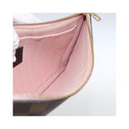 Pochette Louis Vuitton Neverfull Pochette Mm Toile - Marron