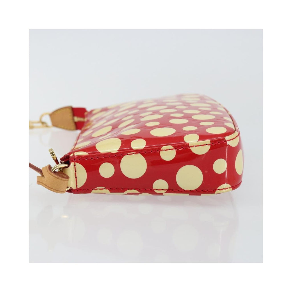 Pochette Louis Vuitton Pochette Accessoires Cuir Verni - Rouge