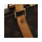 Sac De Voyage Louis Vuitton Keepall Bandouliere 60 Toile - Marron