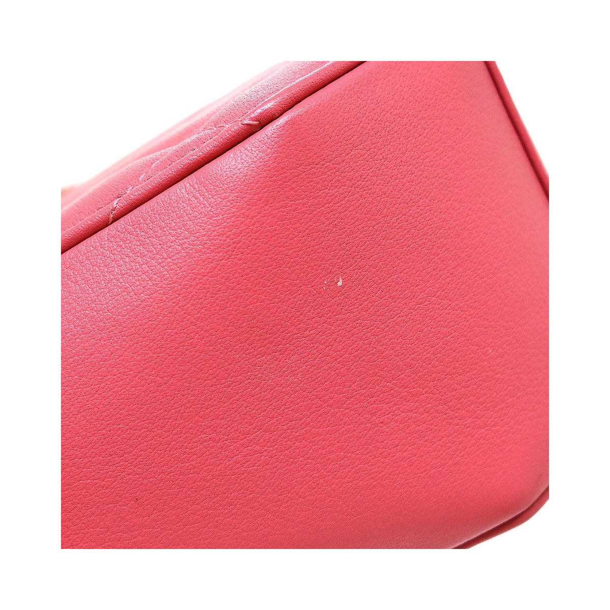 Sac Porté Épaule Chanel Timeless Cc Octagon Camera Case Mini Cuir - Rose