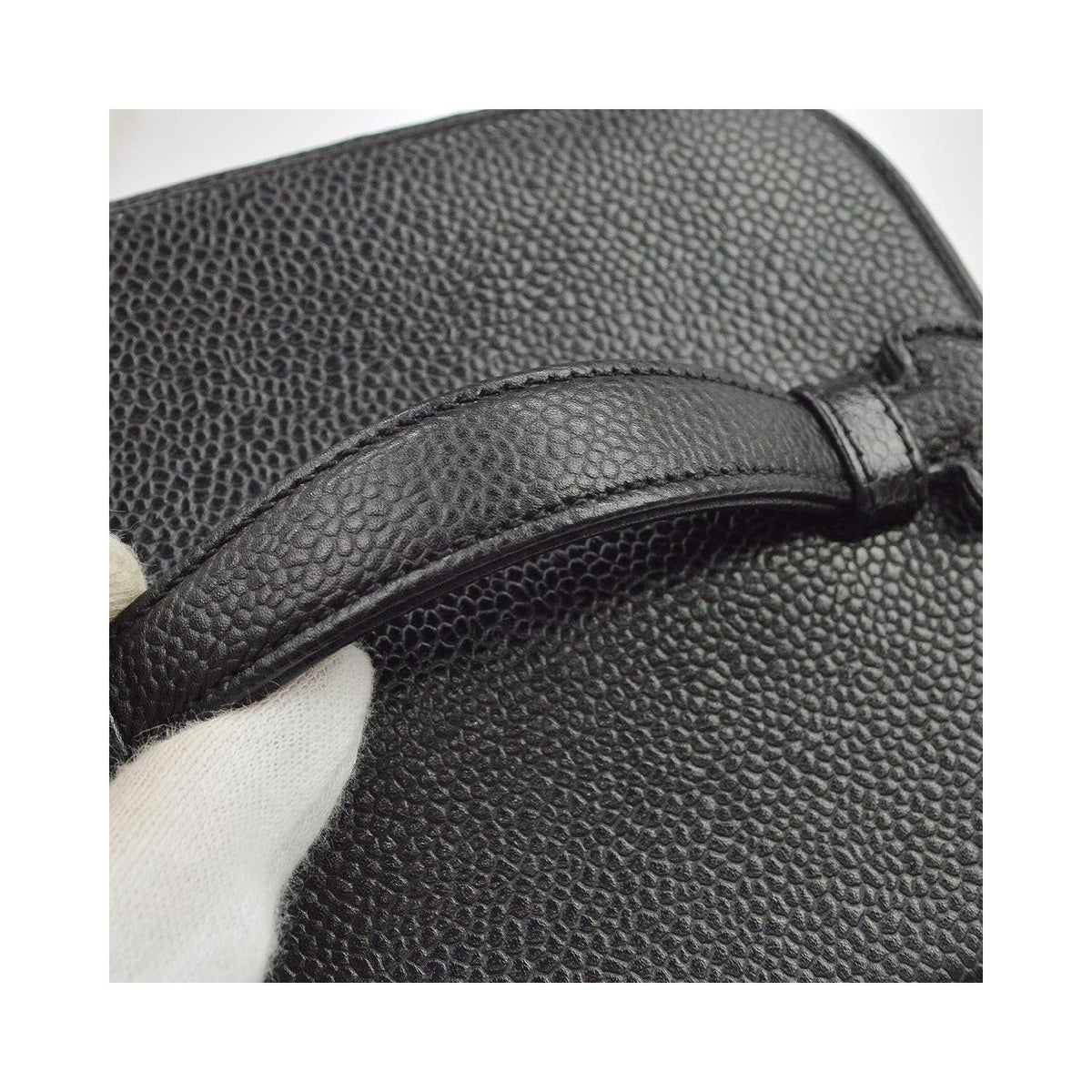 Pochette Chanel Vintage Timeless Vanity Case Small Cuir - Noir