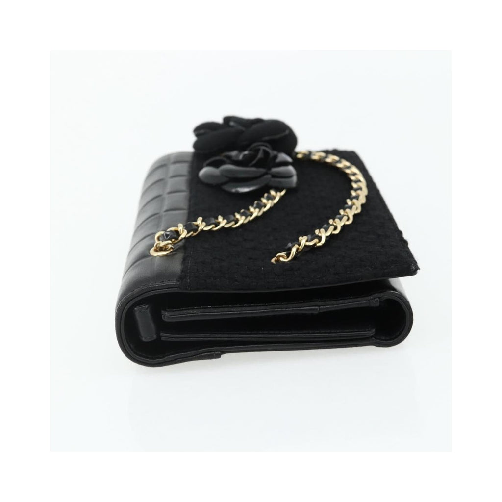 Pochette Chanel Flap Clutch Cuir - Noir