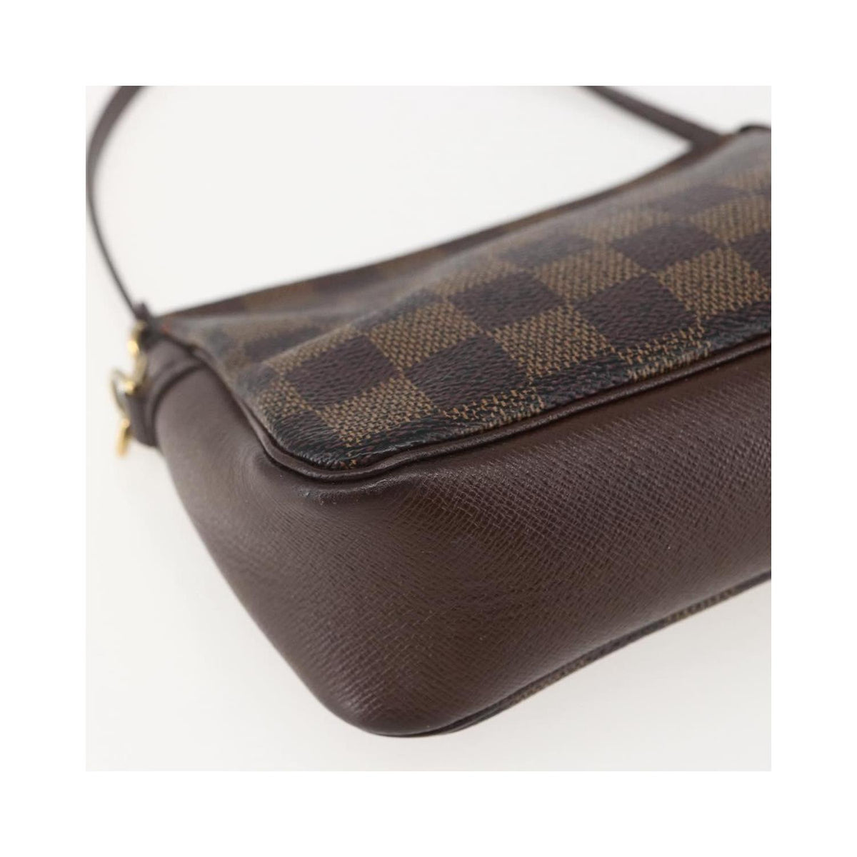 Pochette Louis Vuitton Trousse Make Up Small Toile - Marron