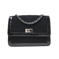 Sac Porté Épaule Chanel Reissue Flap Mini Toile - Noir