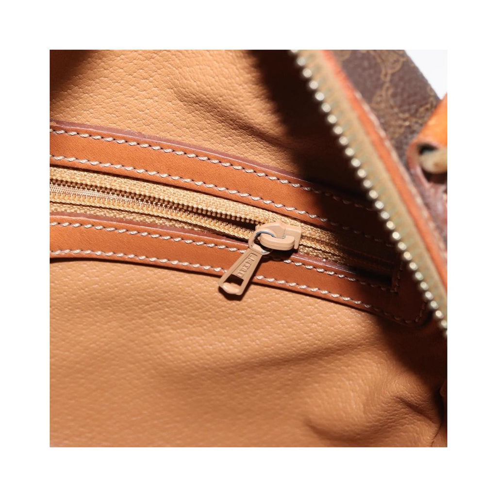 Sac À Main Celine Macadam Medium Toile - Marron