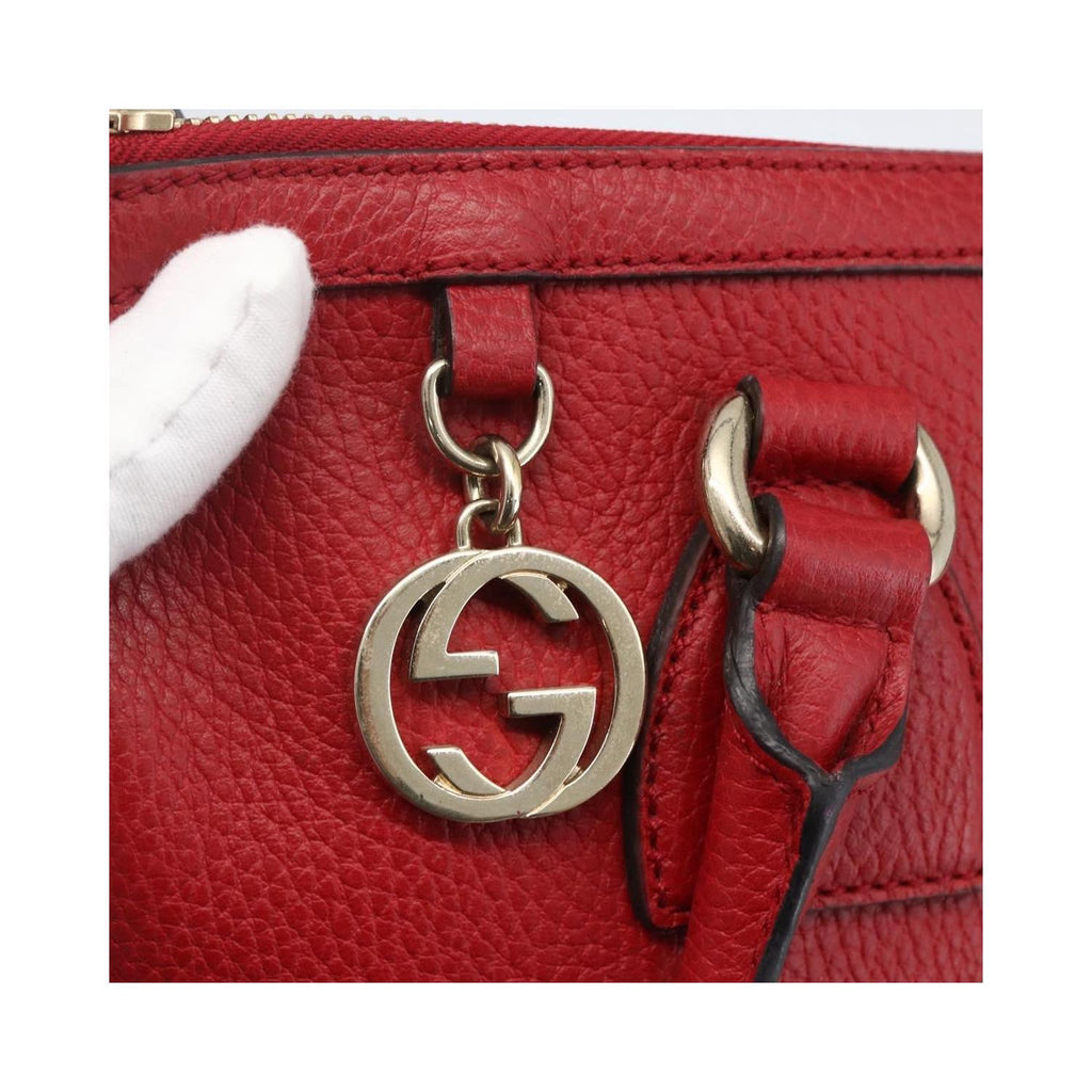 Gucci - Borsa a mano vintage Soho trasformabile in pelle - Rosso