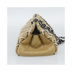 Sac À Main Chanel Just Mademoiselle Medium Cuir Verni - Beige