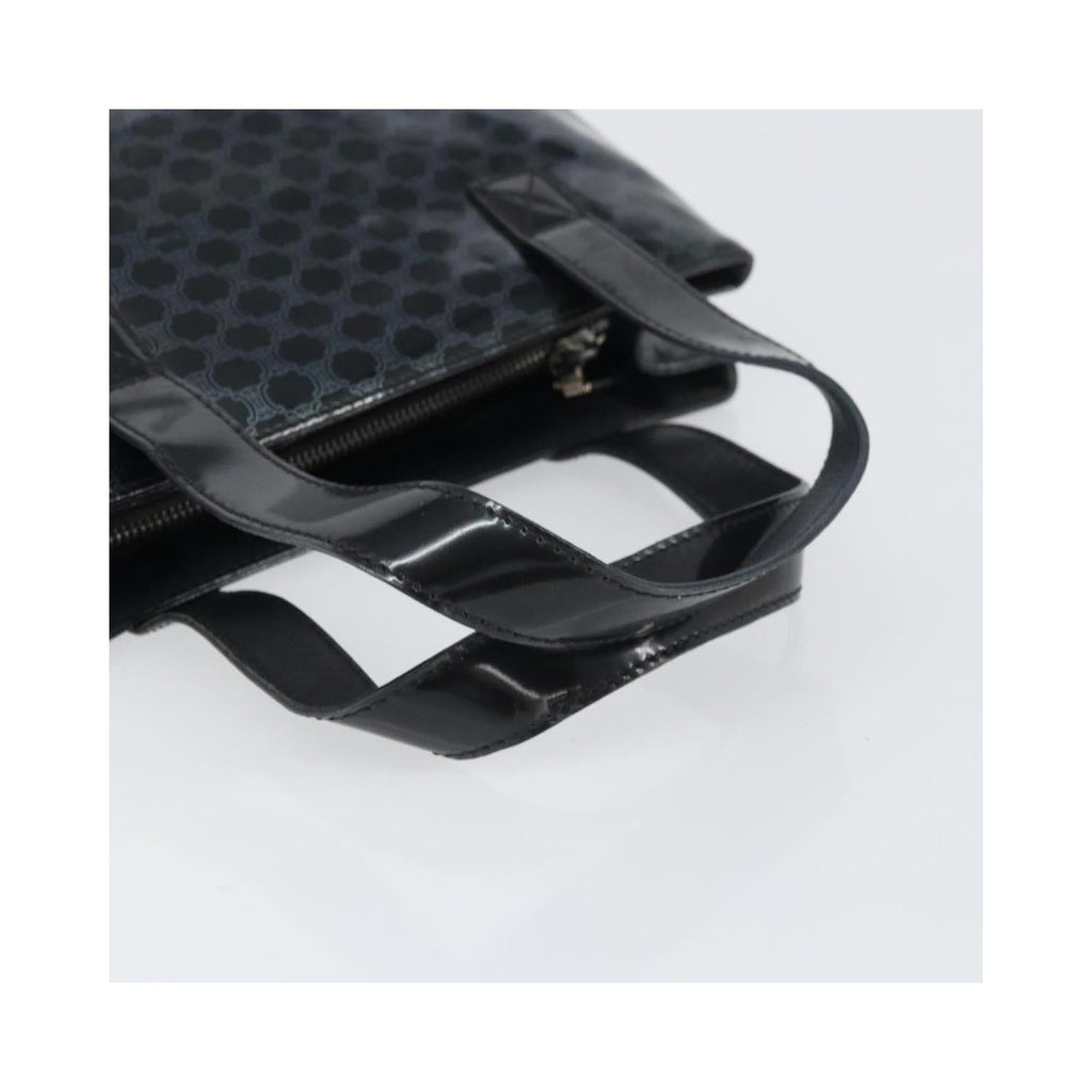 Cabas Celine Vintage Macadam Shopper Tote Plastic - Noir