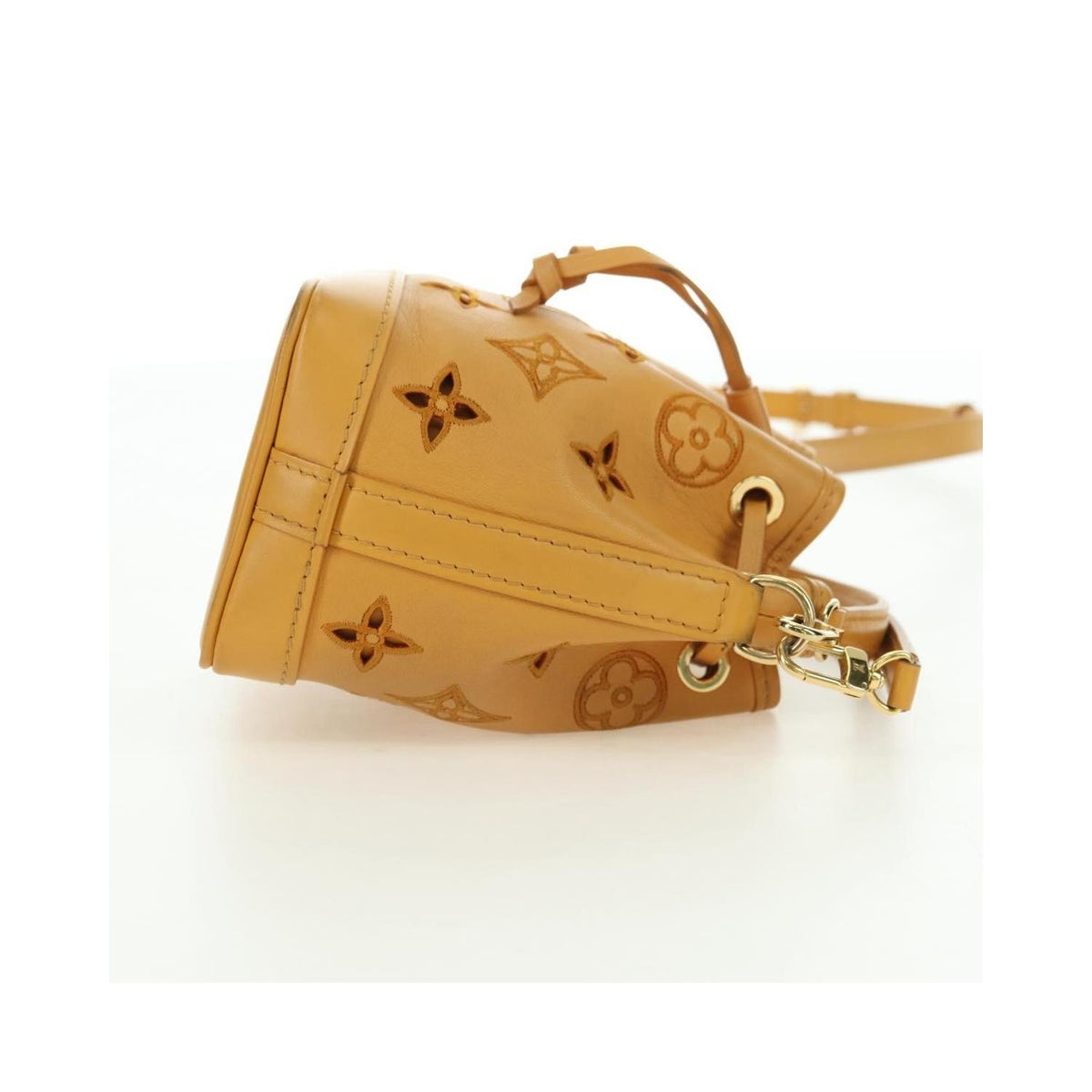 Sac Porté Épaule Louis Vuitton Noe Nm Nano Cuir - Jaune