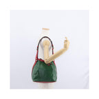 Sac Porté Épaule Louis Vuitton Bicolor Petit Noe Handbag Cuir - Vert