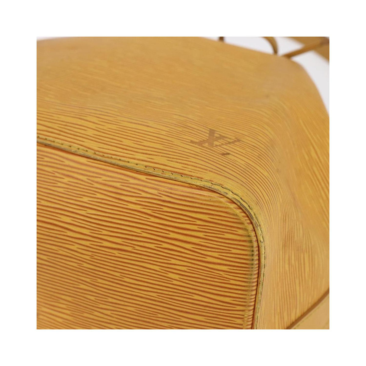 Sac Porté Épaule Louis Vuitton Petit Noe Handbag Small Cuir - Jaune
