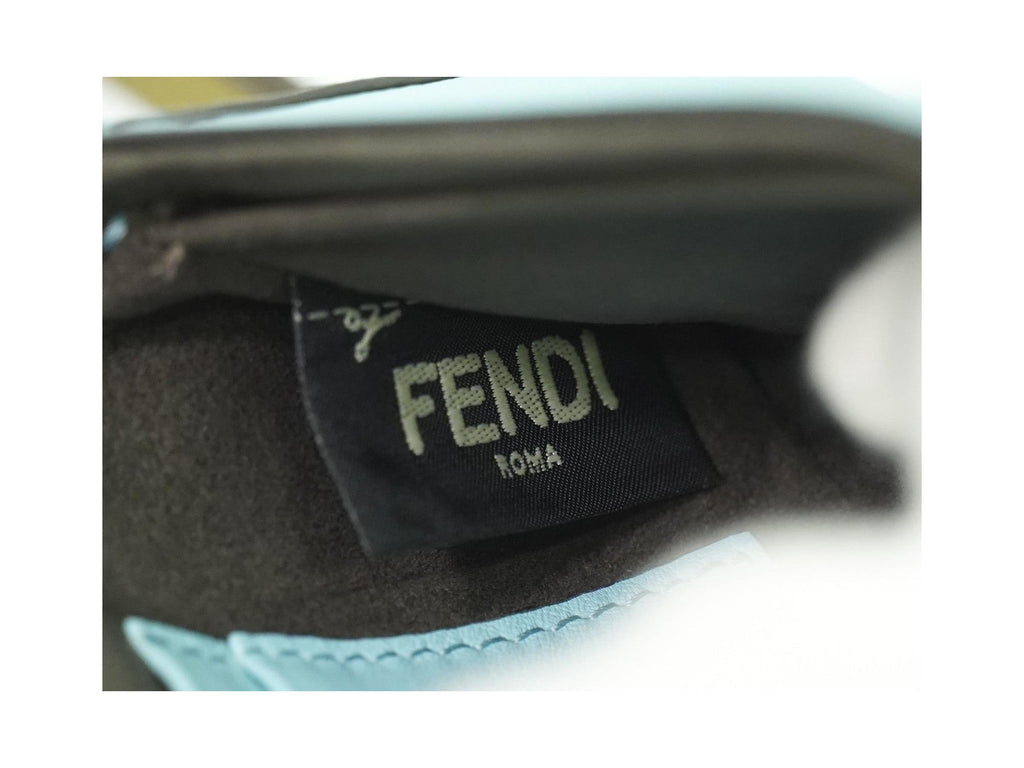 Sac Porté Épaule Fendi Double Baguette Micro Cuir - Blanc