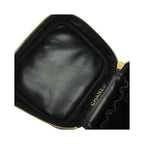 Sac À Main Chanel Vintage Timeless Cosmetic Case Small Cuir - Noir