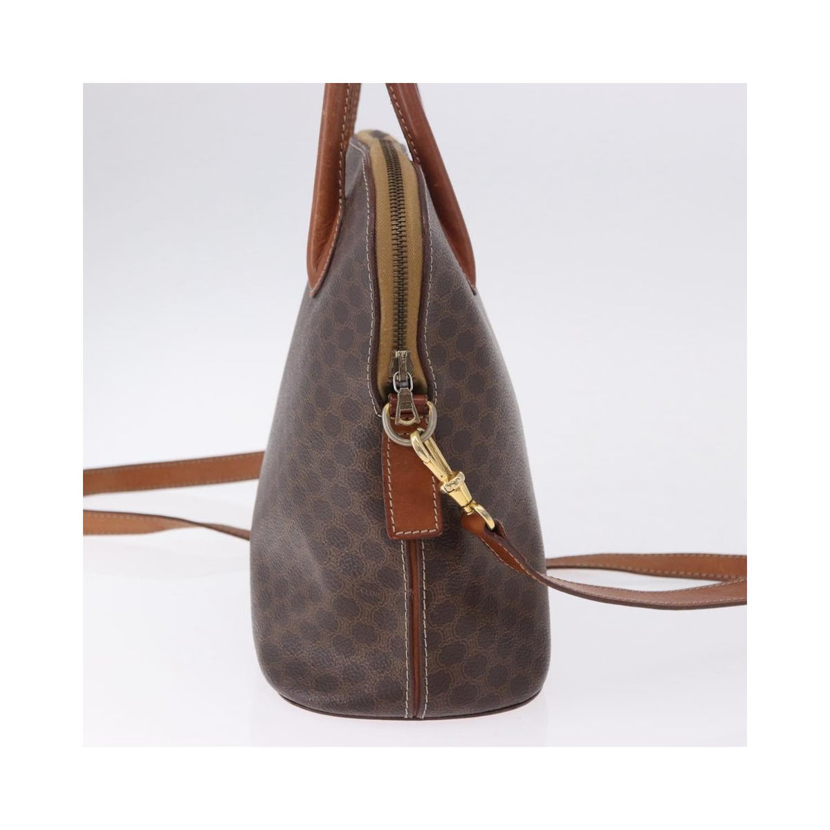 Sac À Main Celine Macadam Small Pvc - Marron