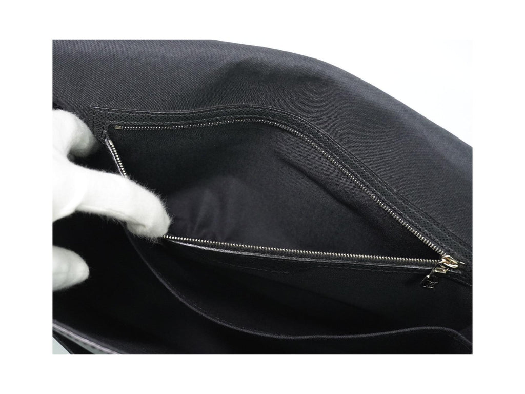 Sac Porté Épaule Louis Vuitton Alexei Messenger Cuir - Noir