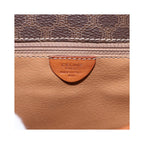 Sac Porté Épaule Celine Macadam Shoulder Bag Pvc - Marron