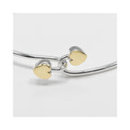 Bracelet Tiffany & Co. Double Heart Lock Bangle Bracelet Silver - Argent