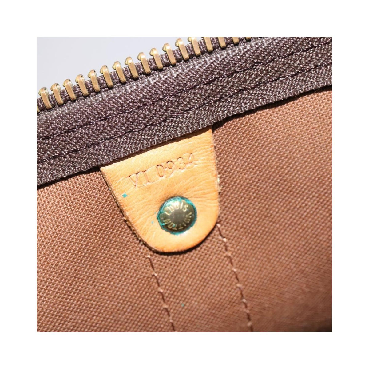 Louis Vuitton Keepall 55 canvas travel bag – brown