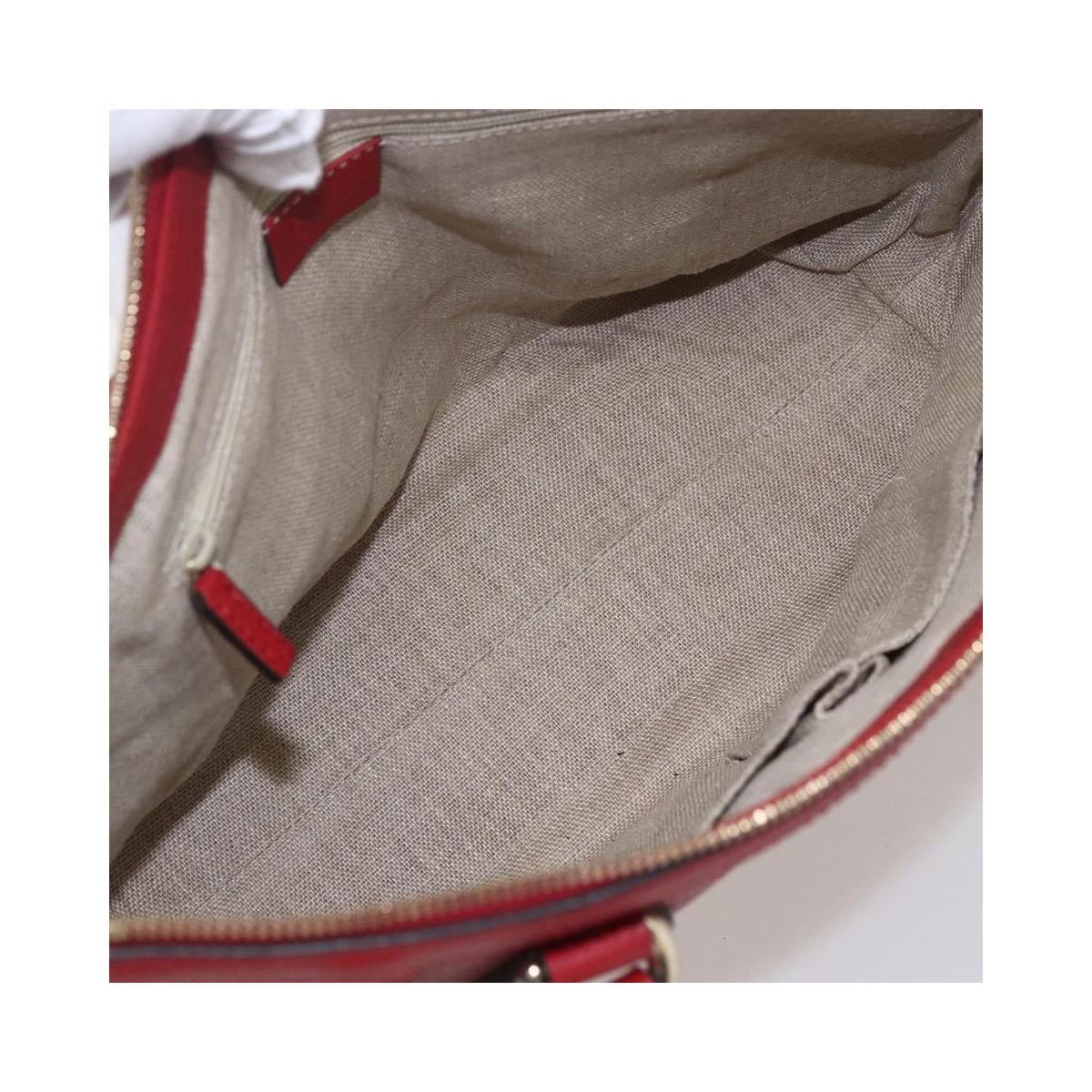 Gucci - Borsa a mano vintage Soho trasformabile in pelle - Rosso