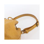 Sac Porté Épaule Louis Vuitton Petit Noe Handbag Small Cuir - Jaune