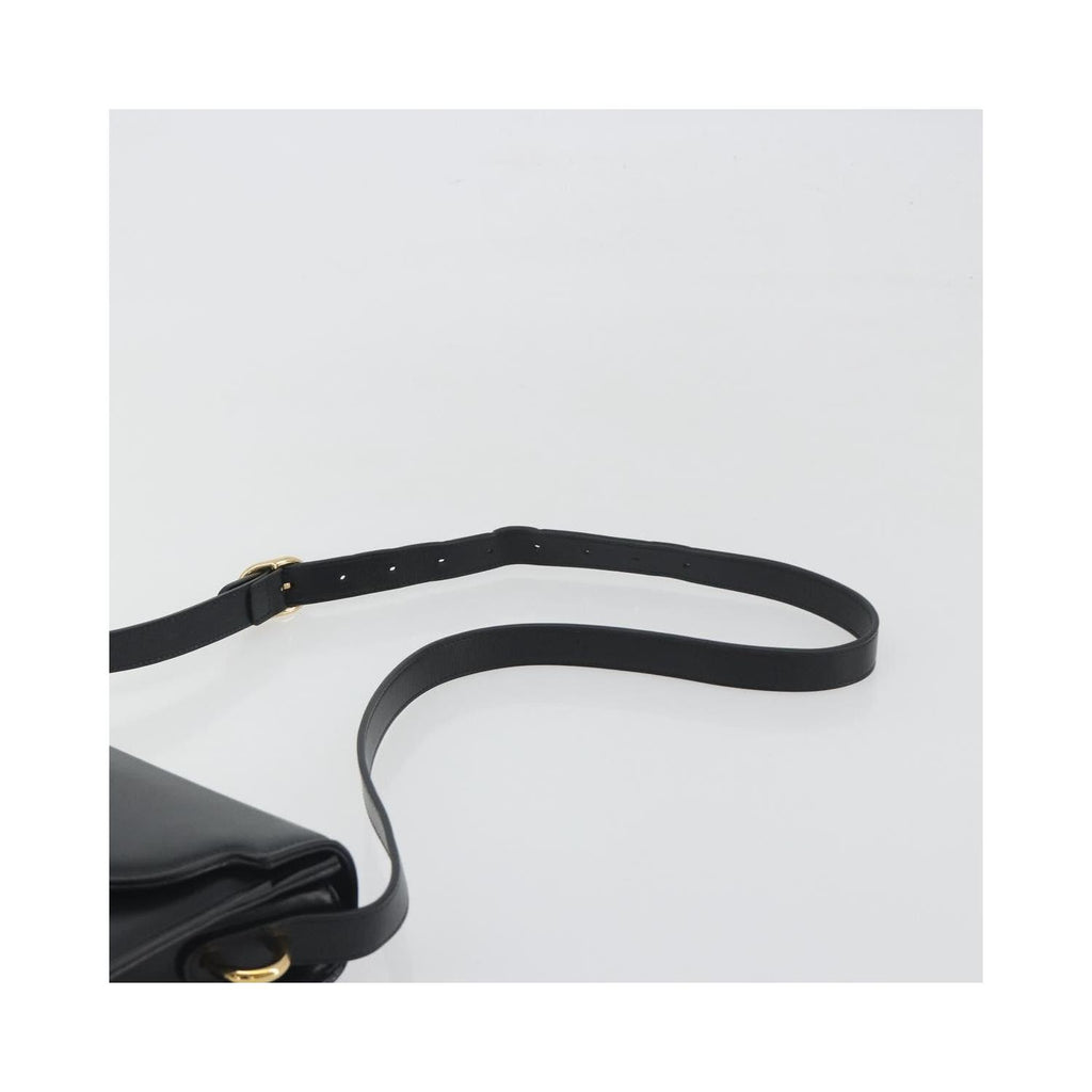 Sac Porté Épaule Gucci Gg Ring Small Cuir - Noir