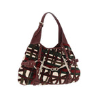 Sac Porté Épaule Gucci Vintage Jackie Shoulder Toile - Vert