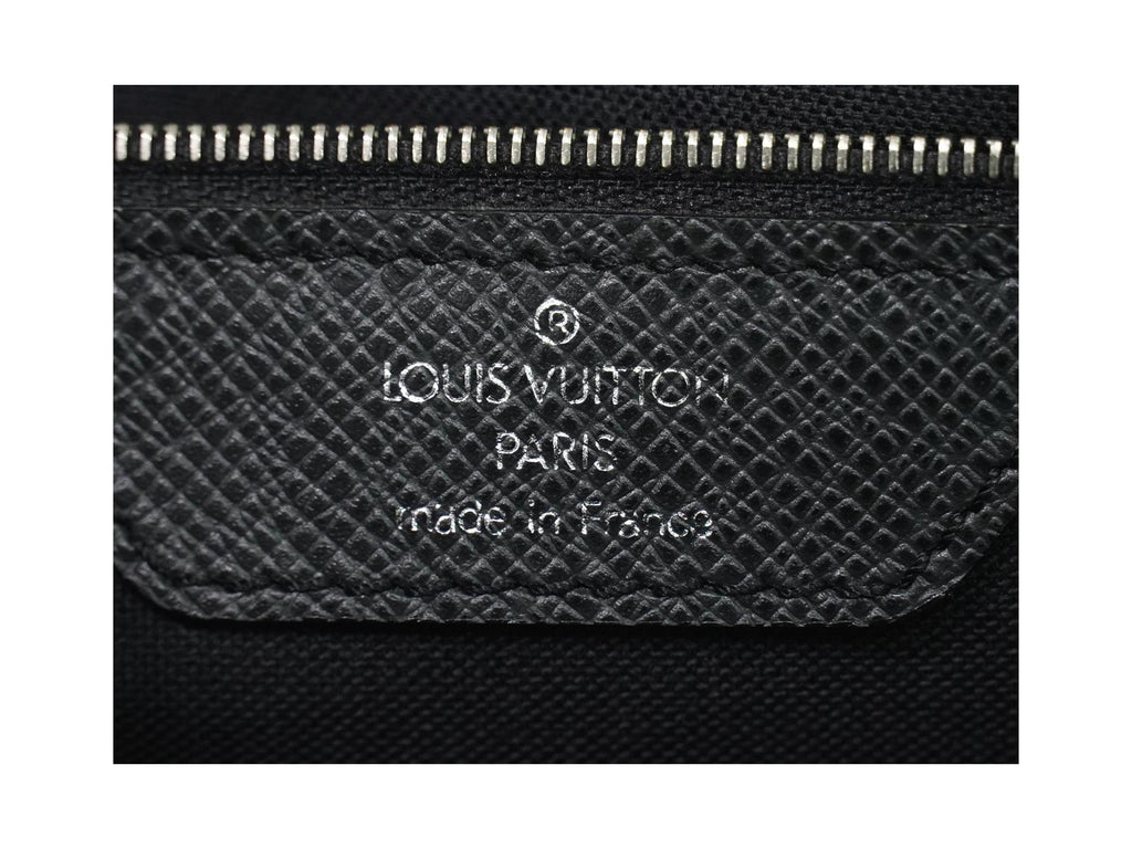 Sac Porté Épaule Louis Vuitton Alexei Messenger Cuir - Noir