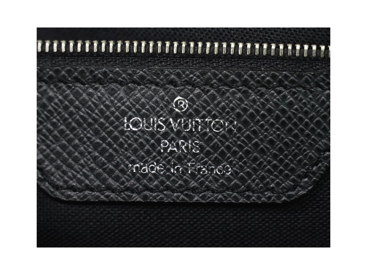Sac Porté Épaule Louis Vuitton Alexei Messenger Cuir - Noir