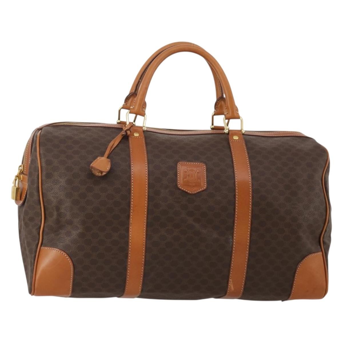 Sac À Main Celine Boston Large Pvc - Marron