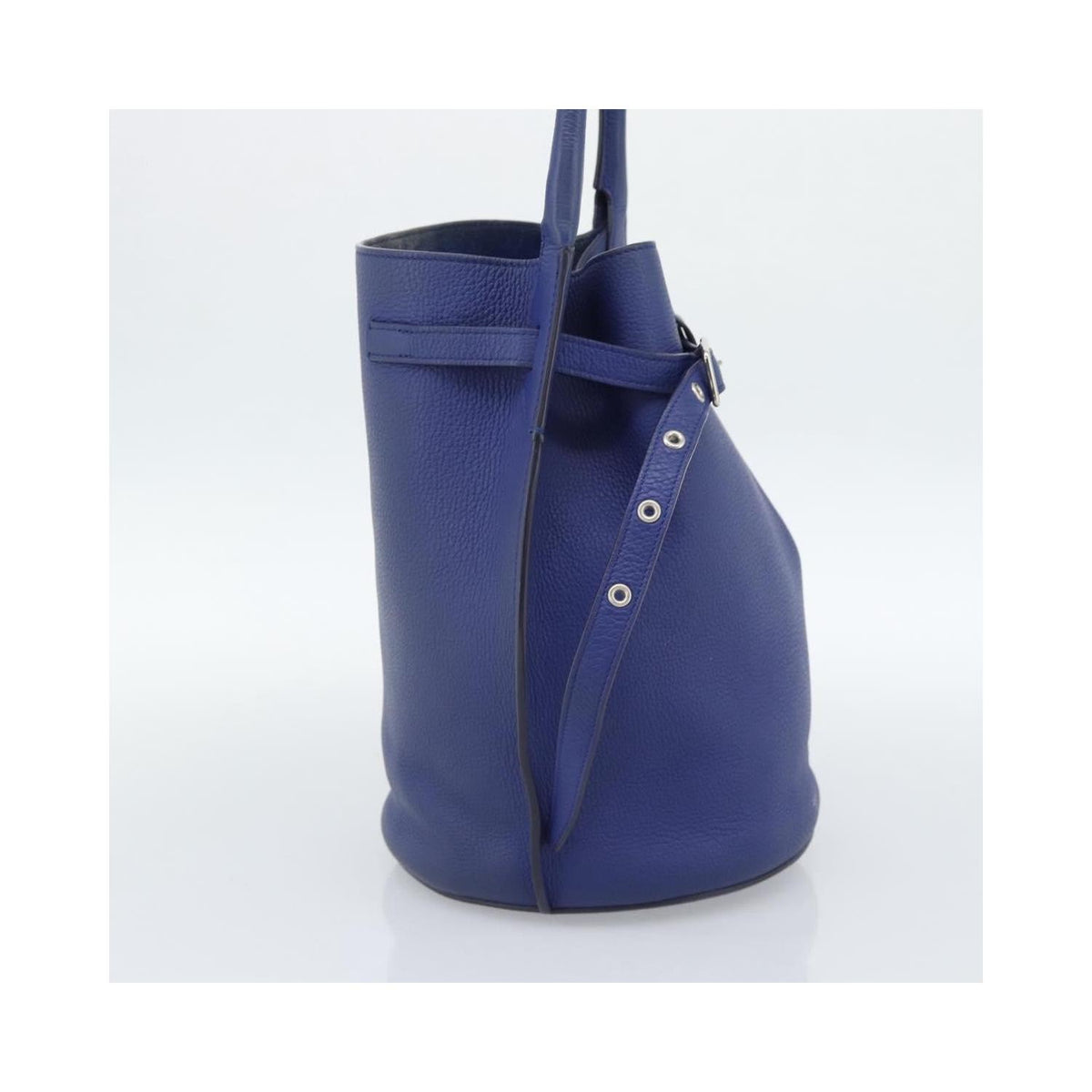 Sac À Main Celine Big Bag Bucket Nano Cuir - Bleu