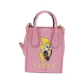 Cabas Gucci Vertical Tote Mini Cuir - Rose