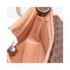 Sac Porté Épaule Celine Macadam Medium Toile - Marron