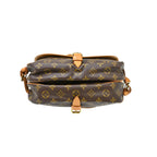 Sac À Main Louis Vuitton Saumur Bb Toile - Marron