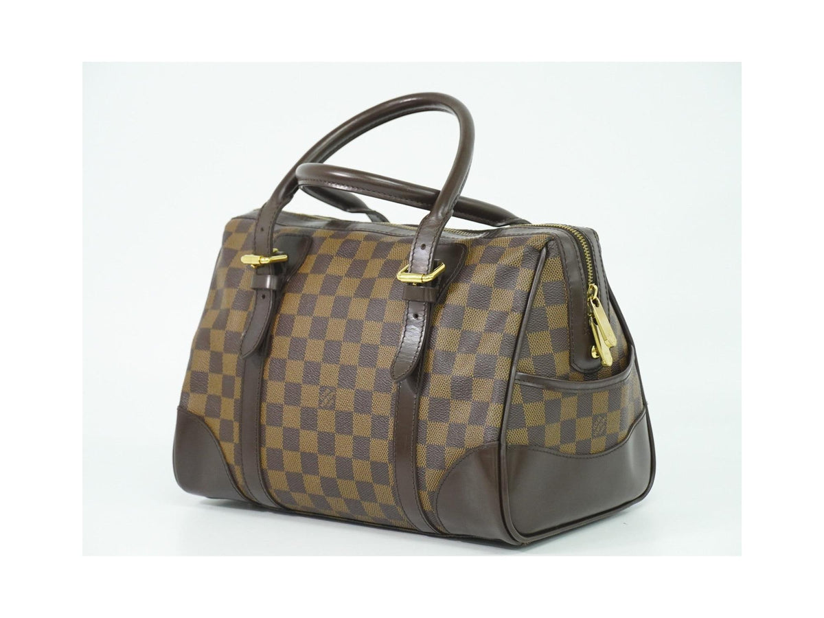 Sac À Main Louis Vuitton Berkeley Handbag Toile - Marron