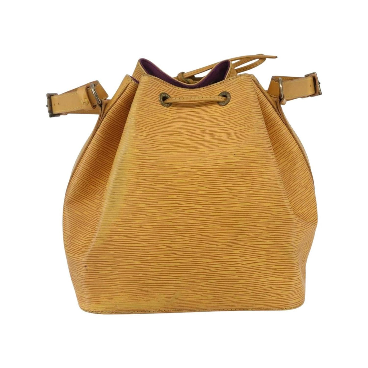 Sac Porté Épaule Louis Vuitton Petit Noe Handbag Small Cuir - Jaune