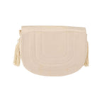 Chanel - Sac Porté Épaule Vintage Round Flap Satin - Beige