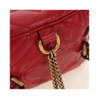 Sac À Dos Gucci Gg Marmont Vanity Mini Cuir - Rouge