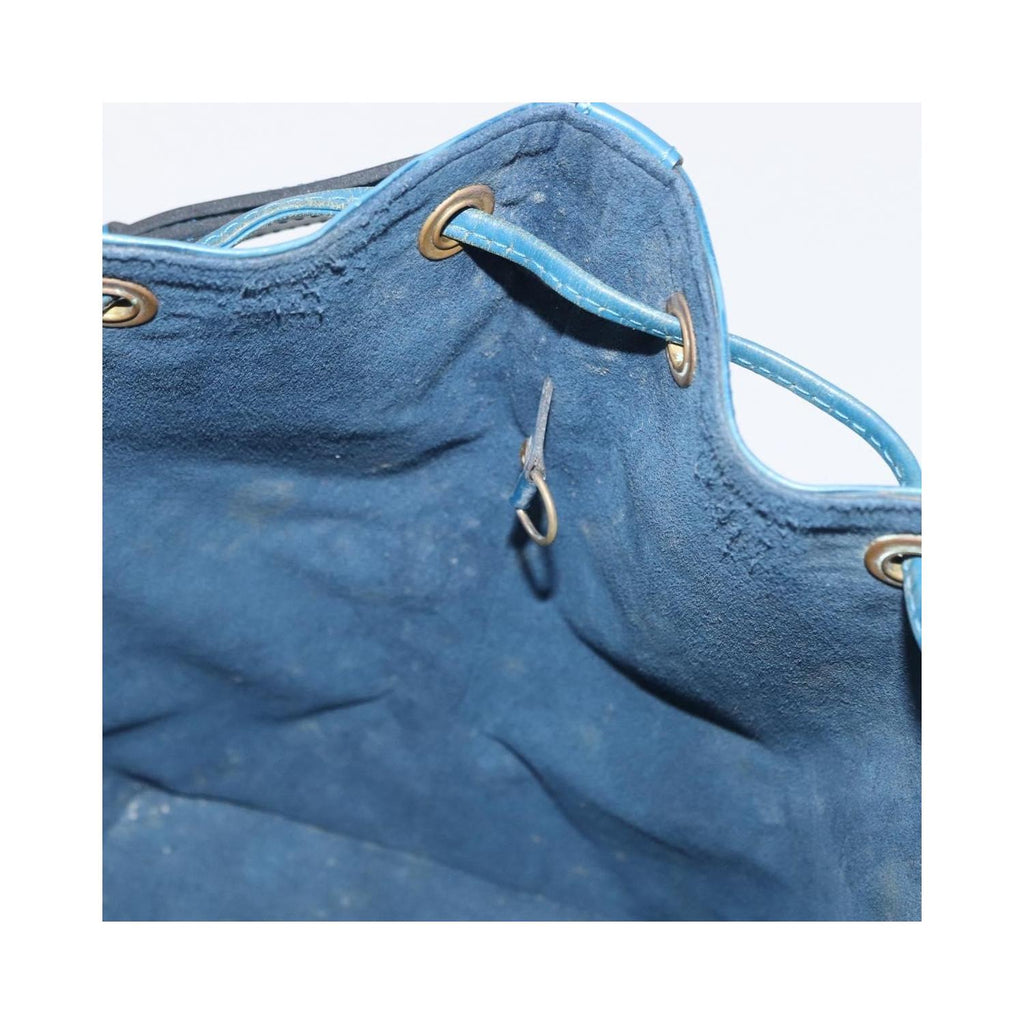 Sac Porté Épaule Louis Vuitton Petit Noe Medium Cuir - Bleu