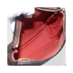Pochette Louis Vuitton Trousse Make Up Small Toile - Marron