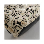 Sac Porté Épaule Chanel Floral Cc Flap Bag Cuir - Blanc