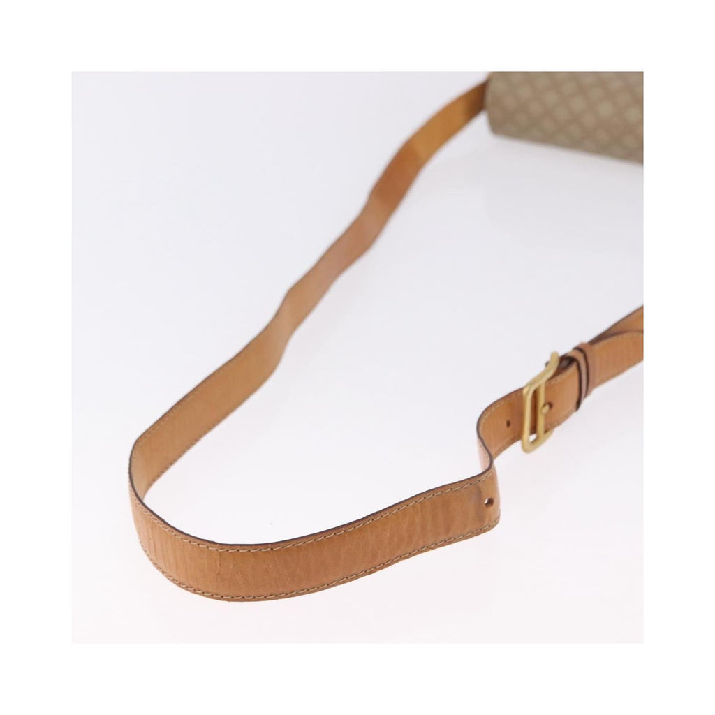 Sac Porté Épaule Celine Macadam Small Toile - Beige