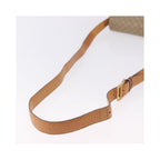 Sac Porté Épaule Celine Macadam Small Toile - Beige