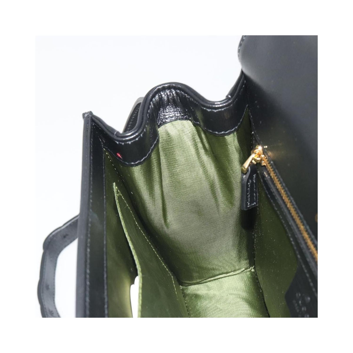 Sac Porté Épaule Gucci Gg Ring Small Cuir - Noir