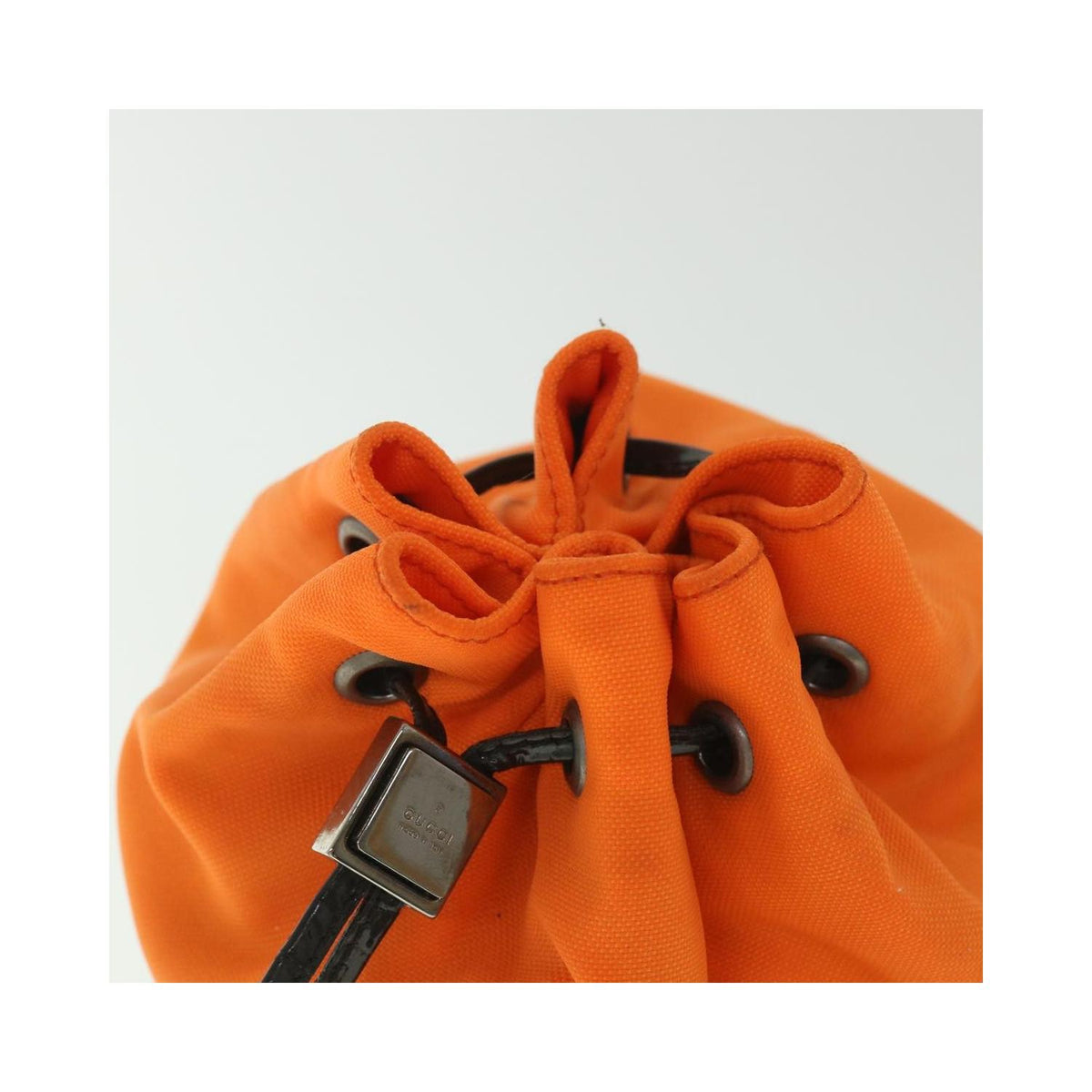 Pochette Gucci Gg Canvas Toile - Orange