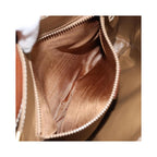 Sac Porté Épaule Celine Macadam Shoulder Bag Toile - Marron