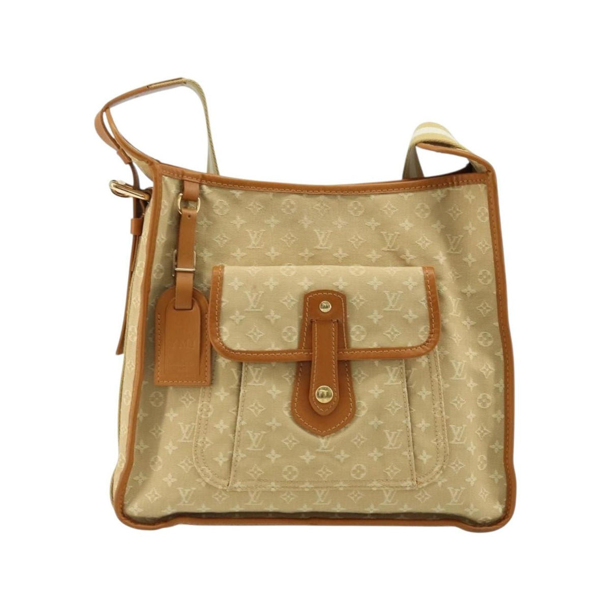 Bolso de hombro tipo mensajero Louis Vuitton Mary Kate de lona - Beige