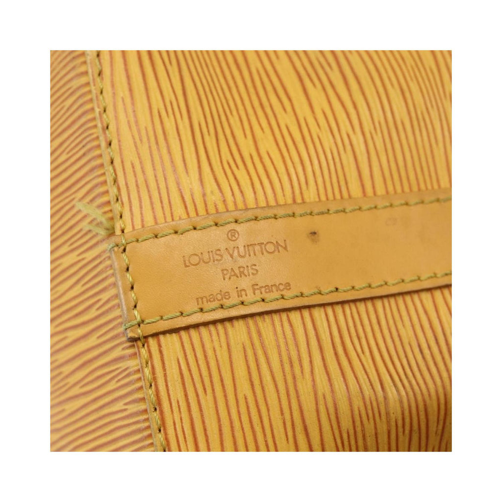 Sac Porté Épaule Louis Vuitton Petit Noe Handbag Small Cuir - Jaune