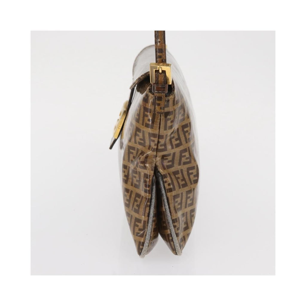 Fendi Mamma Baguette PVC shoulder bag - Brown