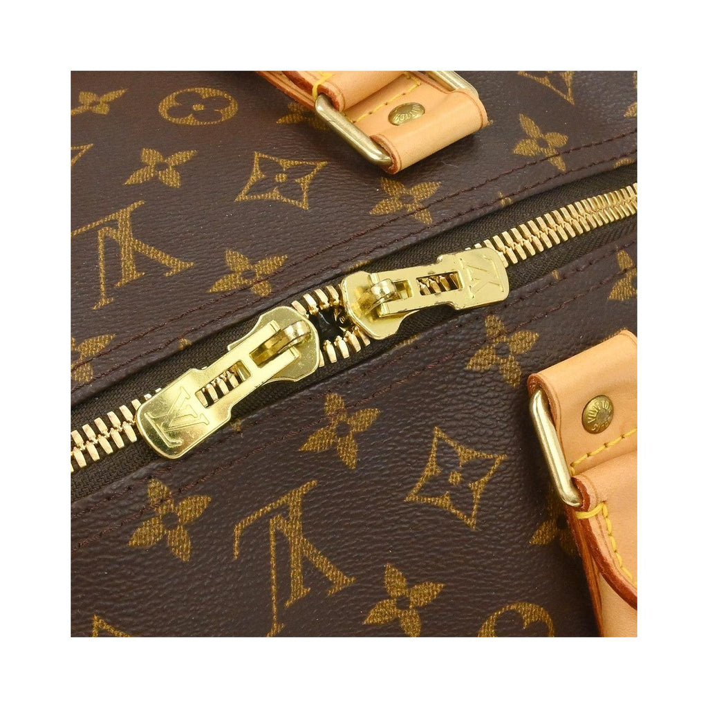 Sac De Voyage Louis Vuitton Keepall Bandouliere 60 Toile - Marron
